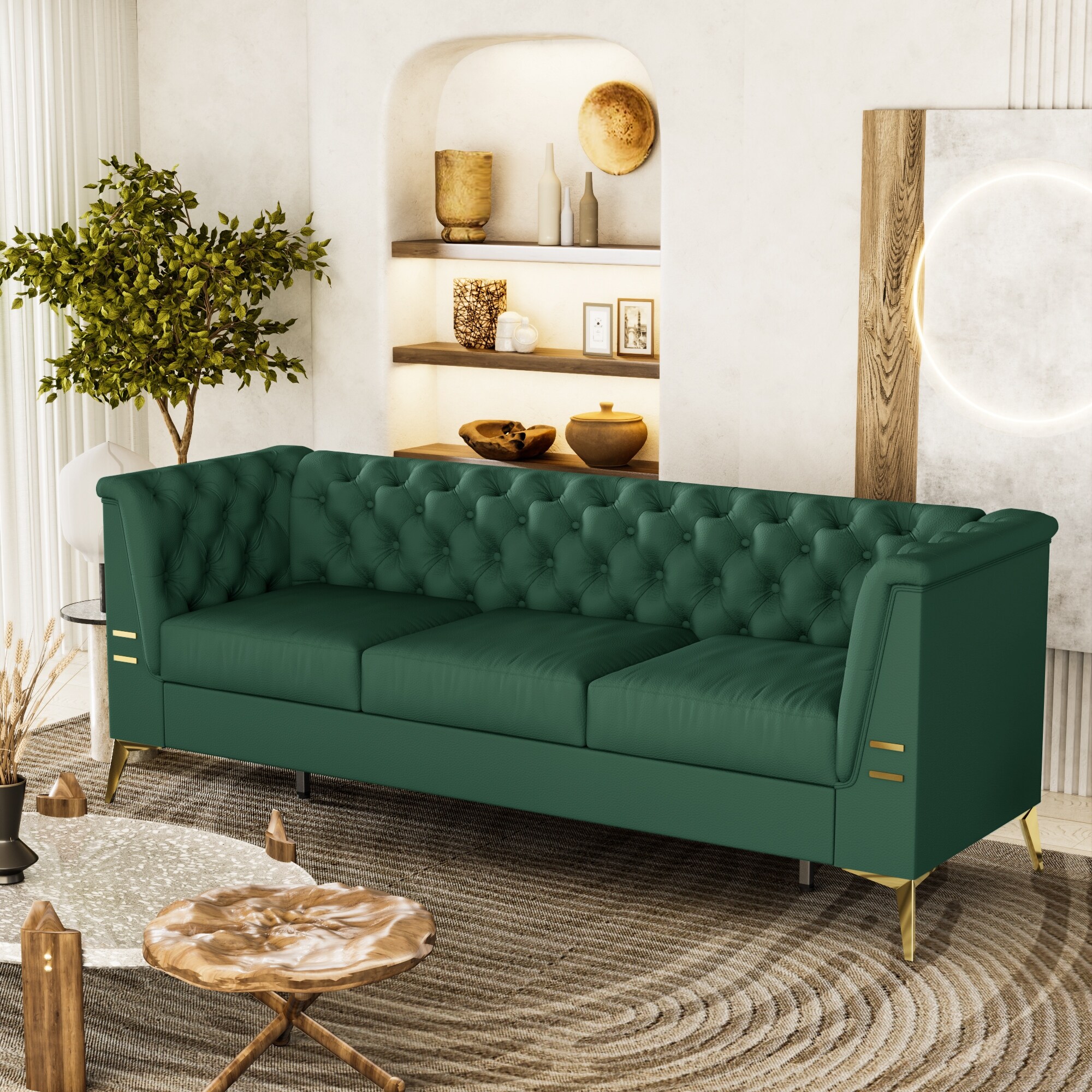 Sofa base cushions top
