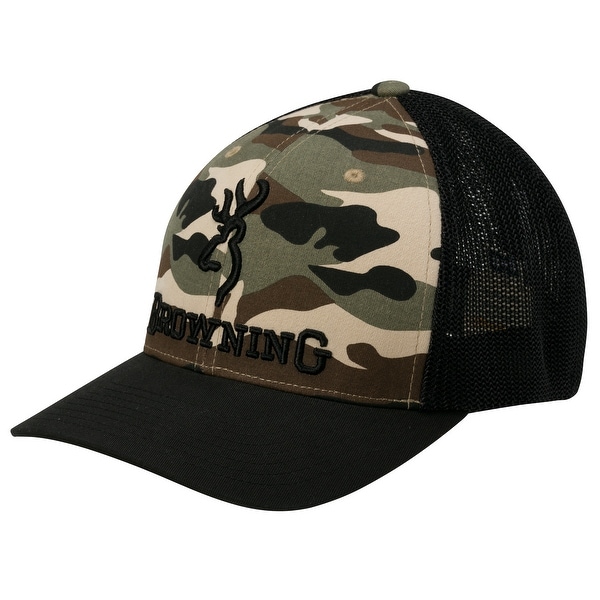 Browning 308375292 browning 308375292 cap, branded camo s/m