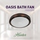 preview thumbnail 6 of 14, Hunter Bath Fan - Oasis Bath Ventilator With Light and Night Light