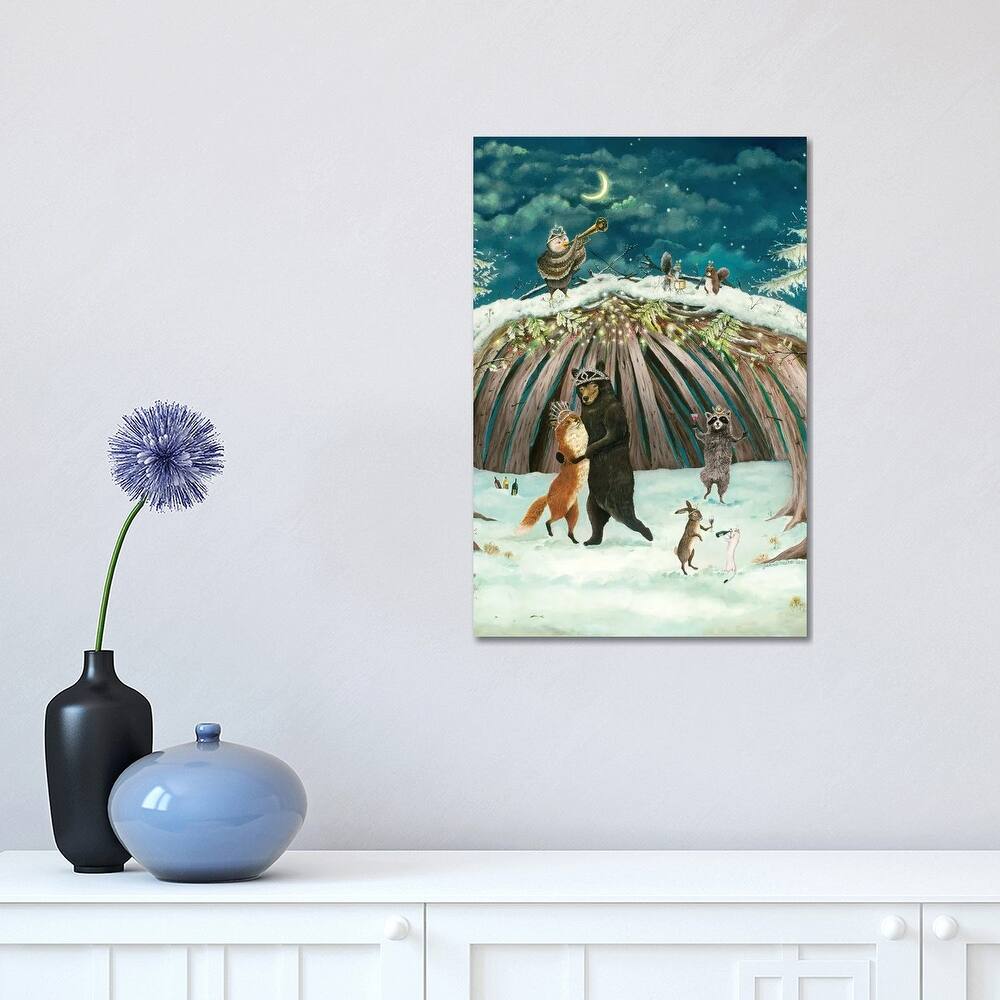 iCanvas "Yuletide Enchantment" by Jahna Vashti Canvas Print