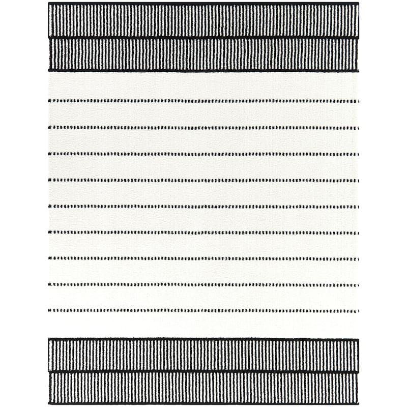 Claudel Modern Striped Area Rug