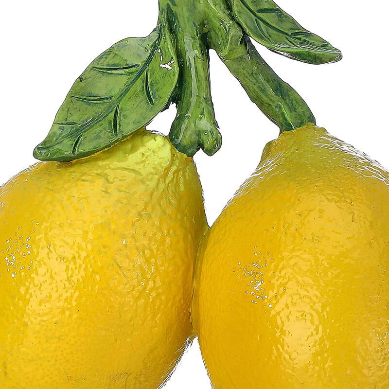 6.5" Resin Lemon Table Piece