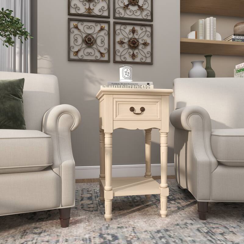 MDF Traditional Accent Table 29 x 16 x 16