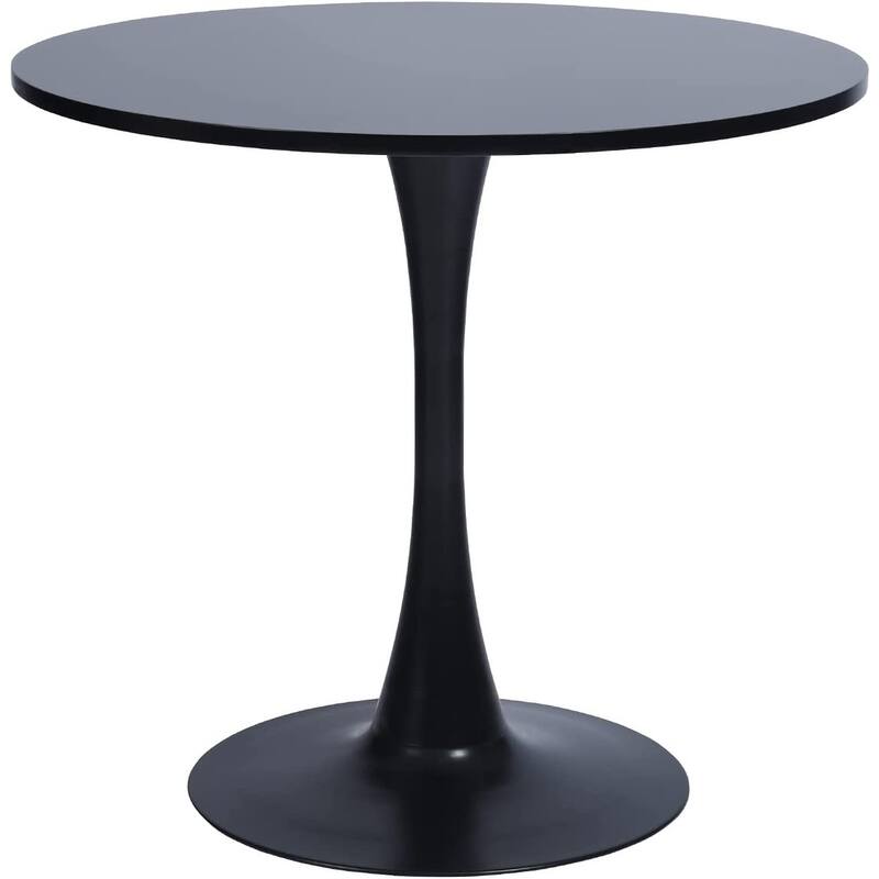 HomyLin 31.5 inches Round Dining Table with Pedestal Base