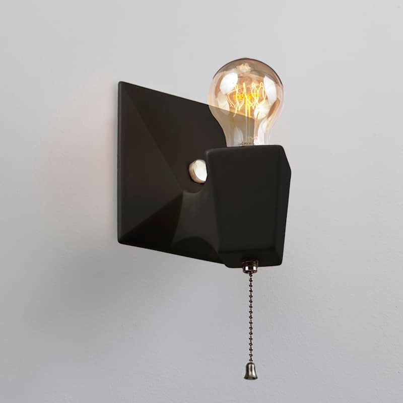 Ceramic Geo Wall Sconce