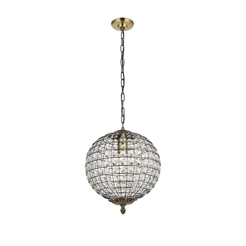Ivy Court 1-Light 12 Inch Antique Bronze Pendant
