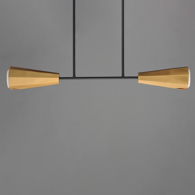 Maxim 10816SW Rizzo 2 Light 37" Wide Linear Pendant