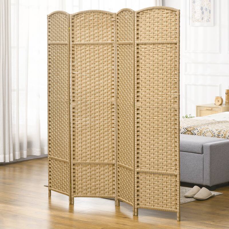 Folding Freestanding Privacy Screen for Home and Office