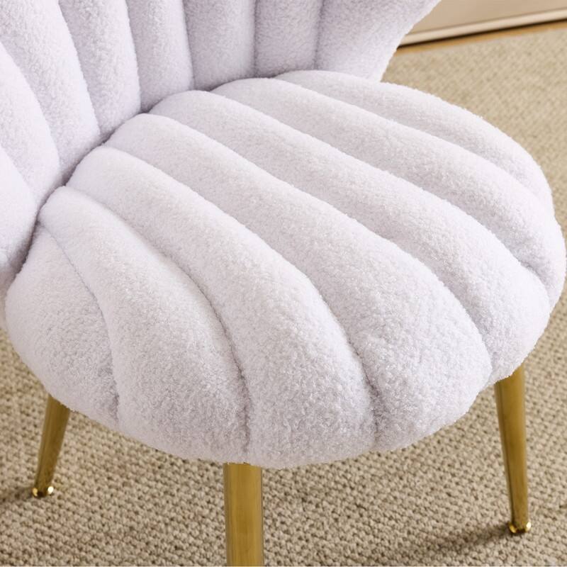 Shell-Shaped Vanity Chair