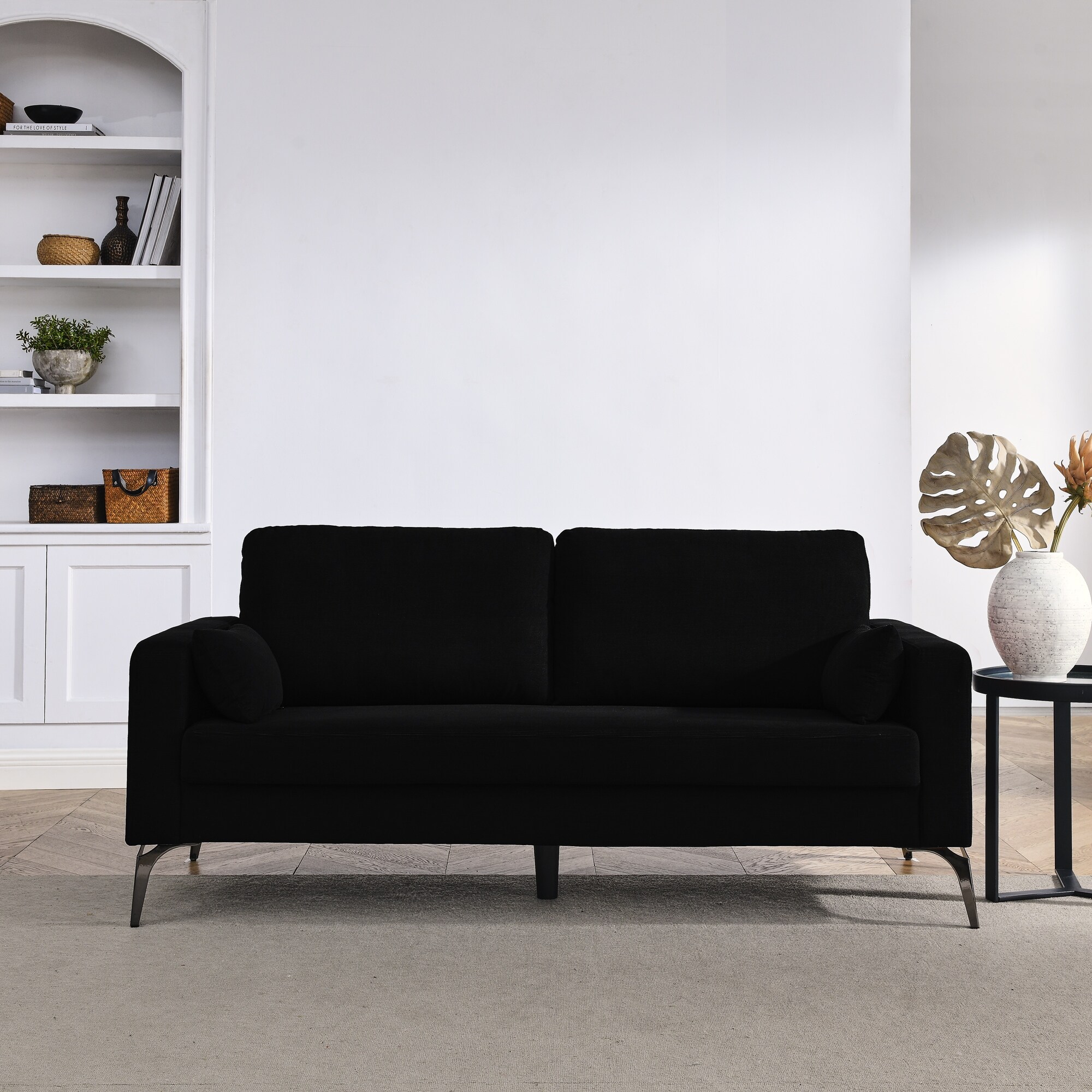Black deals loveseat sleeper