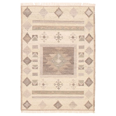 Ankara FW Yellow Kilim 5'2" x 7'8" - 5'2 x 7'8