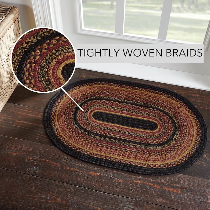 Heritage Farms Jute Rug Oval w/ Pad 24x36 - 3'6"