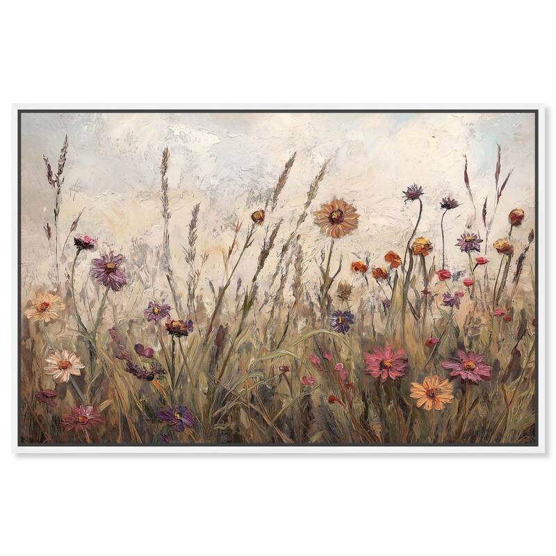 Vintage Blooms II Canvas by Art Remedy - White - 24" x 16"