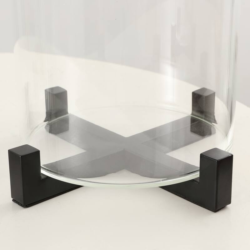 SAFAVIEH Home Nifi Multi Color Metal/Glass Candleholder Set of 3
