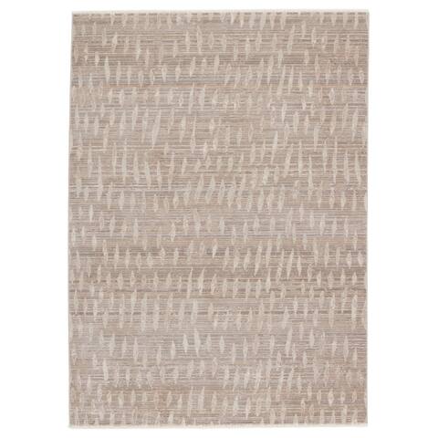 Kevin O'Brien by Jaipur Living Migration Tribal Gray/ Tan Area Rug