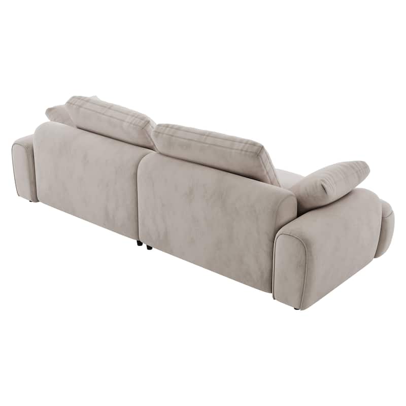 Christopher Knight Home 86.6″ Large Size Modern Upholstered 3 Seat Sofa