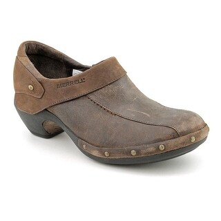 merrell women's genuine leather clogs