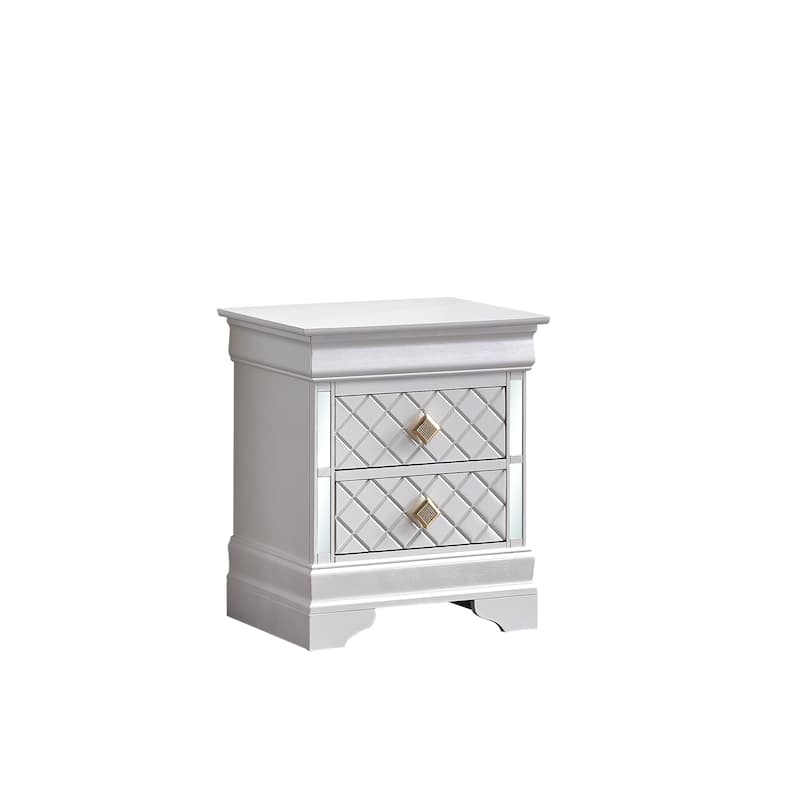 Glory Furniture Naples G6735-N Nightstand Pearl White