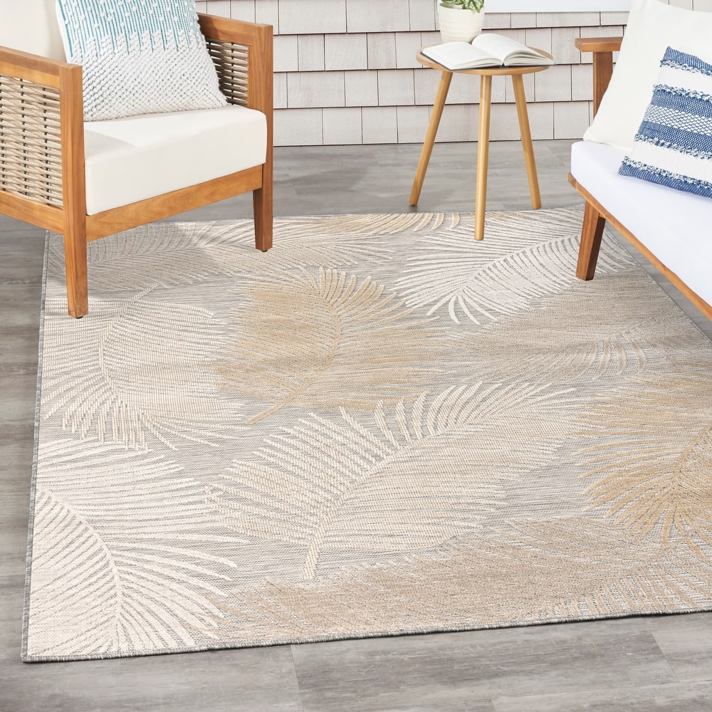 Nourison Suncoast Indoor/Outdoor Nature Area Rug.