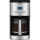 preview thumbnail 1 of 4, 14-Cup Programmable Coffee Maker, Glass Carafe, Brew Strength Control, 1-4 Cup Setting, Stainless Steel