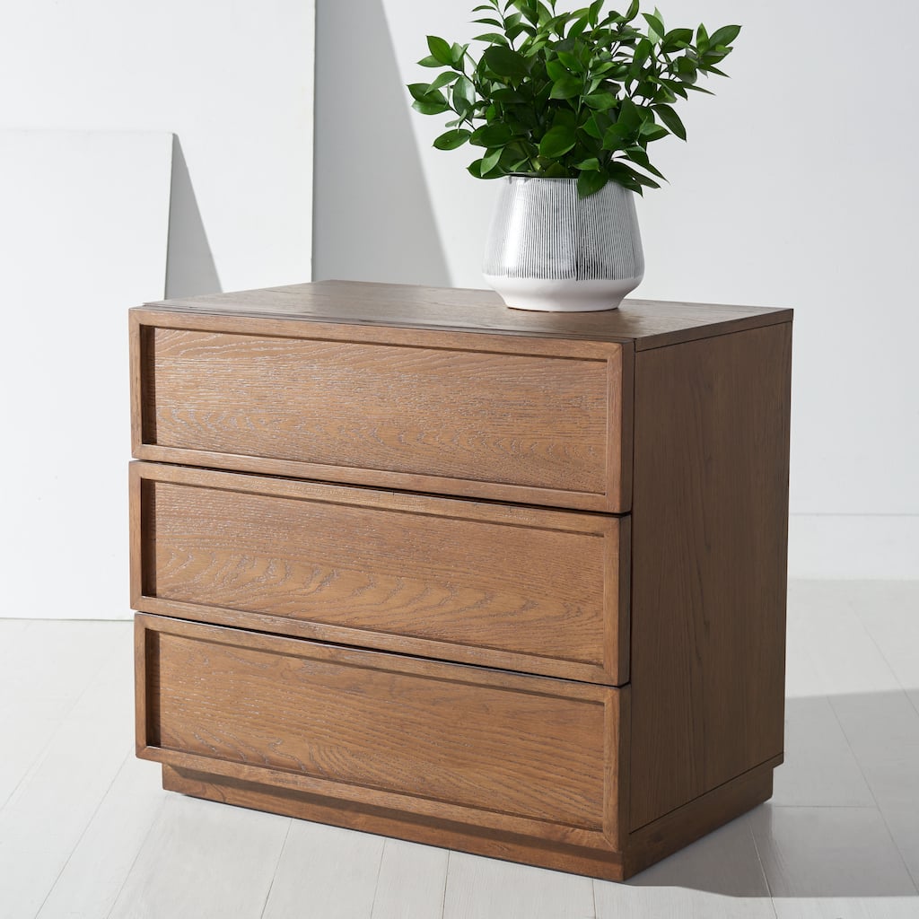 SAFAVIEH Couture Damasa 3-Drawer Wood Chest