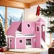 preview thumbnail 2 of 18, Playhouse Inspired Twin Size Loft Bed with Slide Blue Tent and Tower, sturdy construction & Unique Design