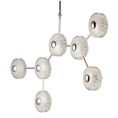Studio M SM23877 Peony 7 Light 50" Wide LED Abstract Multi Light