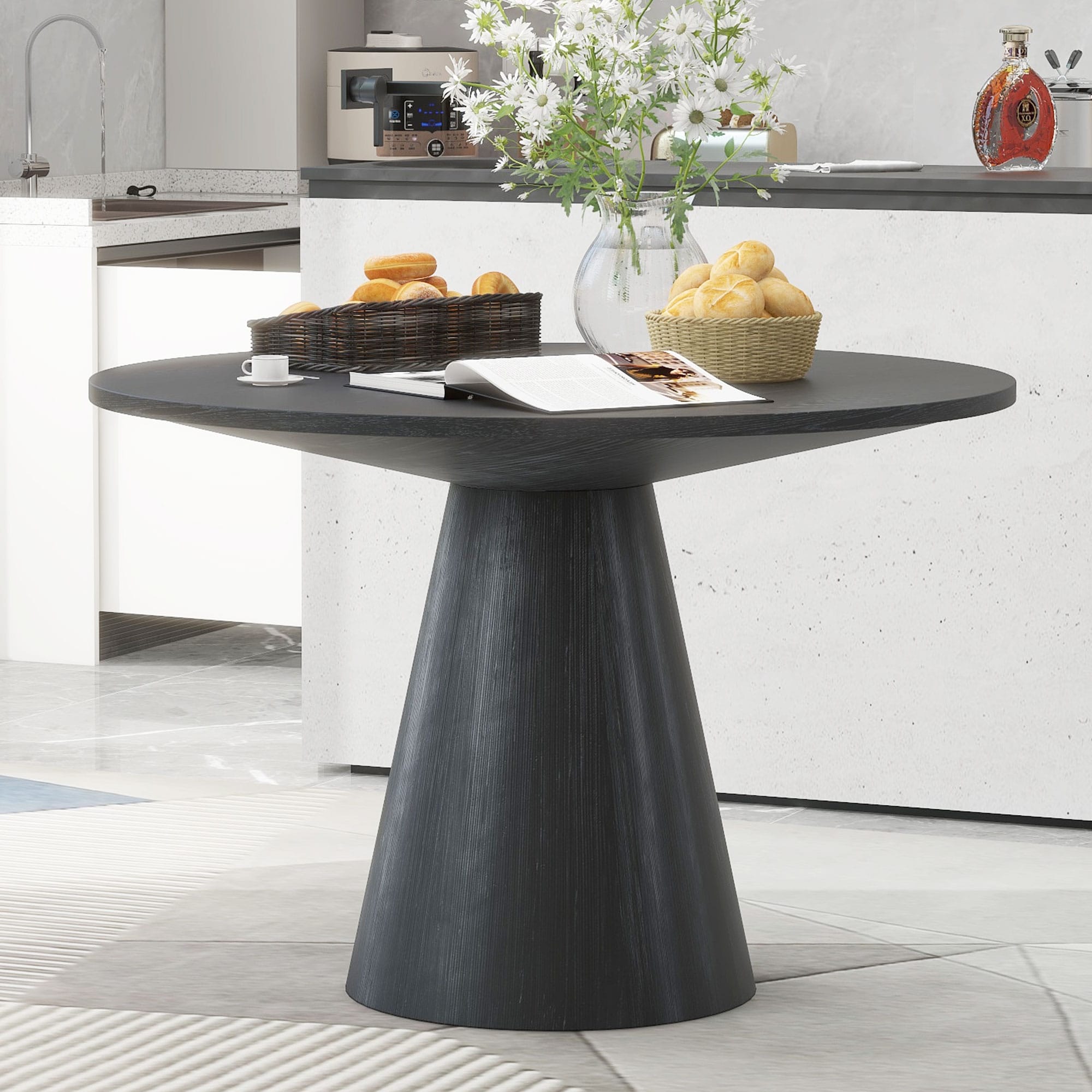 Round Dining Table Minimalist Elegant Table for Living Room