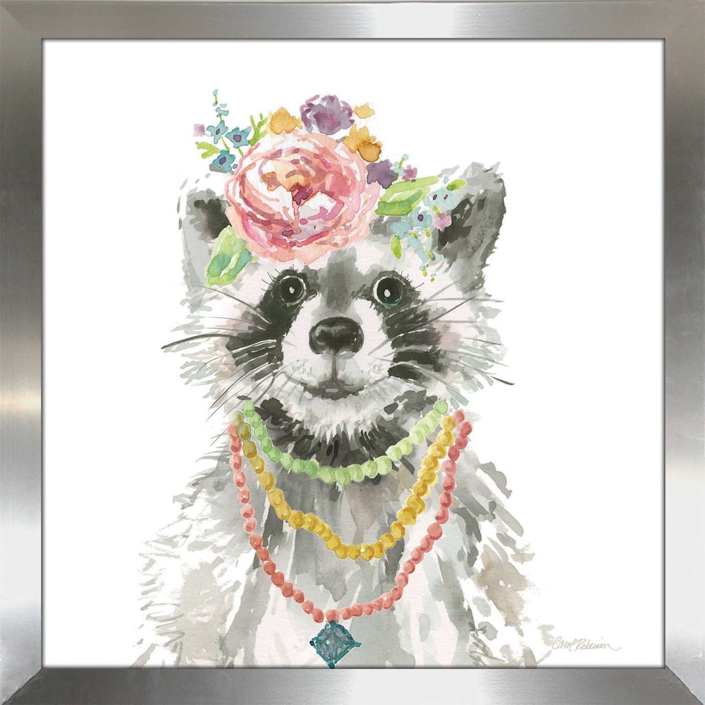 "Glamour Girls Raccoon" by Carol Robinson Print on Acrylic