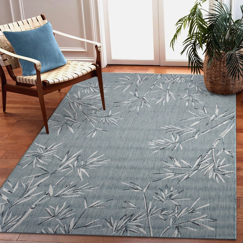 Liora Manne Carmel Bamboo Border Indoor/Outdoor Rug