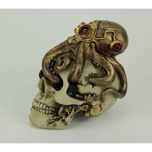 Shop Steampunk Exploration Mechanical Octopus On Skull