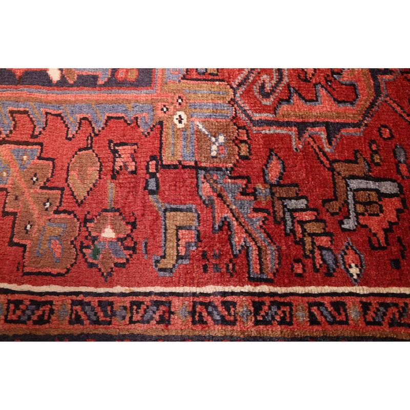 ECARPETGALLERY Hand-knotted Sarabi Red Wool Rug - 7'8 x 11'9