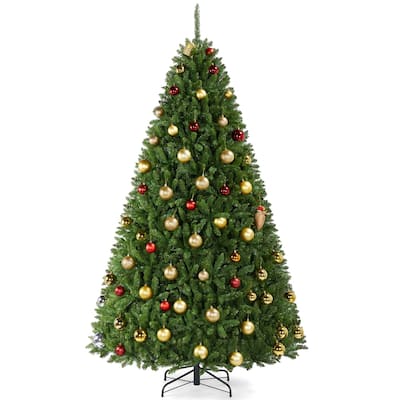 Yaheetech 7.5ft Premium Unlit Artificial Douglas Fir Christmas Tree