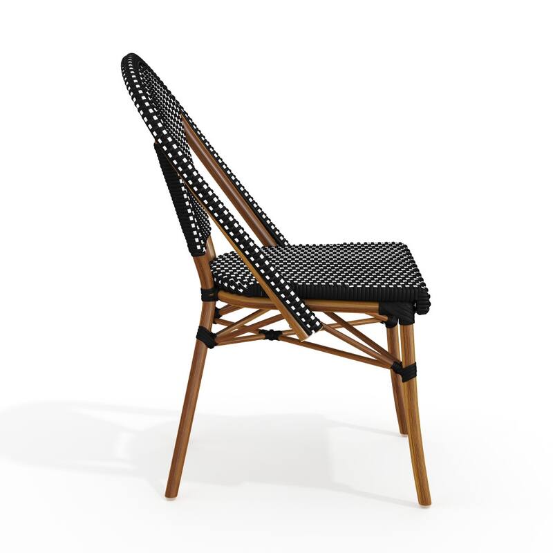 Martha Stewart All-Weather Stackable Patio Bistro Dining Chair - 19"W x 21.75"D x 35"H
