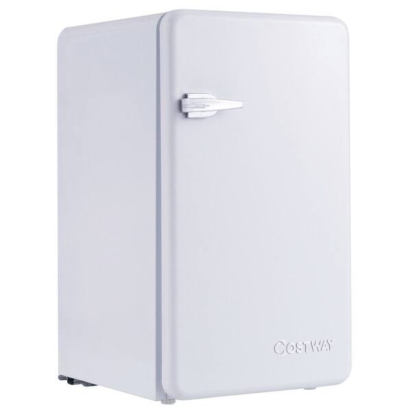 Costway Refrigerator Small Freezer Cooler Fridge Compact 3.2 cu ft