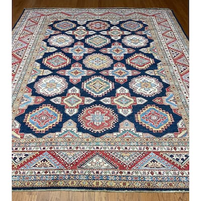 HERAT ORIENTAL Handmade Super Kazak Wool Rug - 8'3" x 10'1"