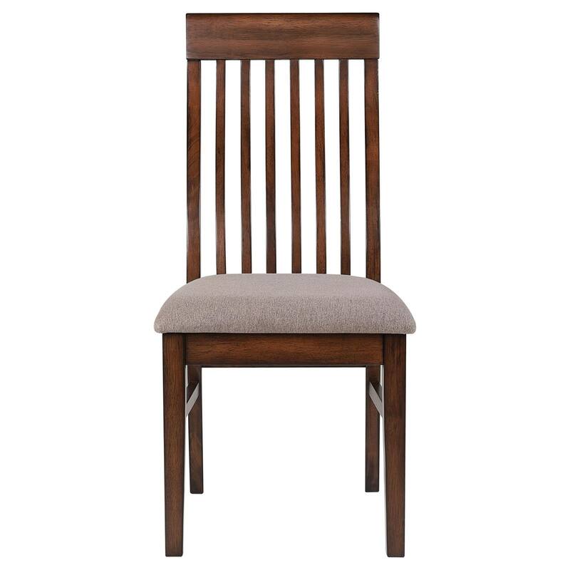 Baywind Mango Oak Dining Side Chair with Slat Back (Set of 2)