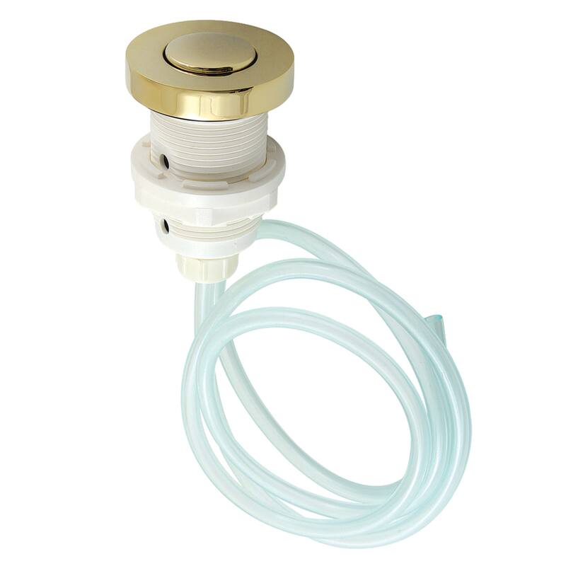 Gourmetier Disposal Air Switch Button - Polished Brass