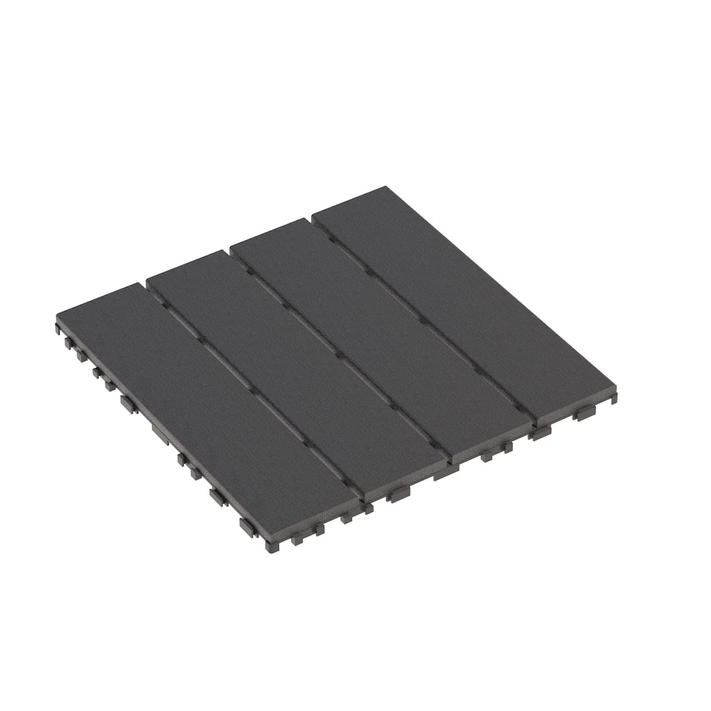 Plastic Interlocking Deck Tiles,44 Pack Patio Deck Tiles,12"x12" Square Waterproof Outdoor All Weather Use, Patio Decking Tiles