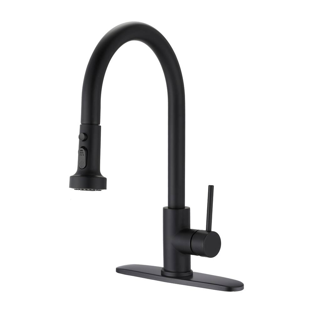 Proox Single Handle High Arc Pull Down Kitchen Faucet