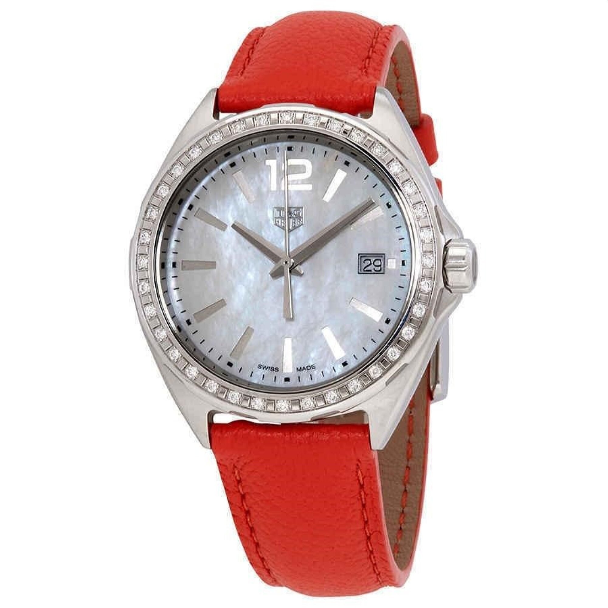tag formula 1 leather strap