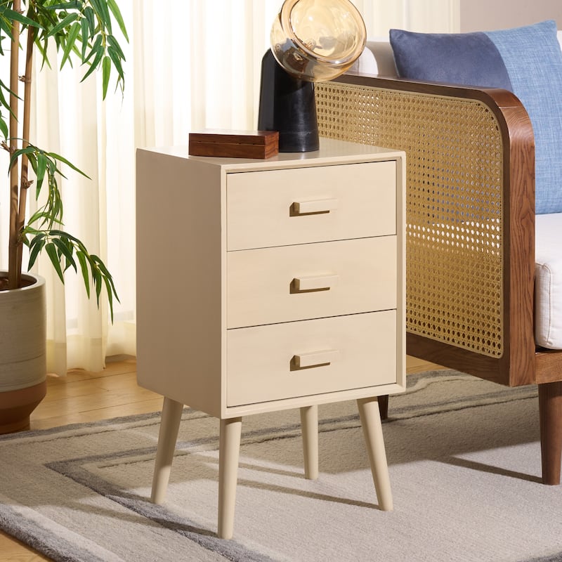 SAFAVIEH Tinie 3-Drawer Chest - Sand