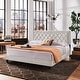 preview thumbnail 7 of 47, Dartington Velvet Fabric Platform Bed by iNSPIRE Q Modern