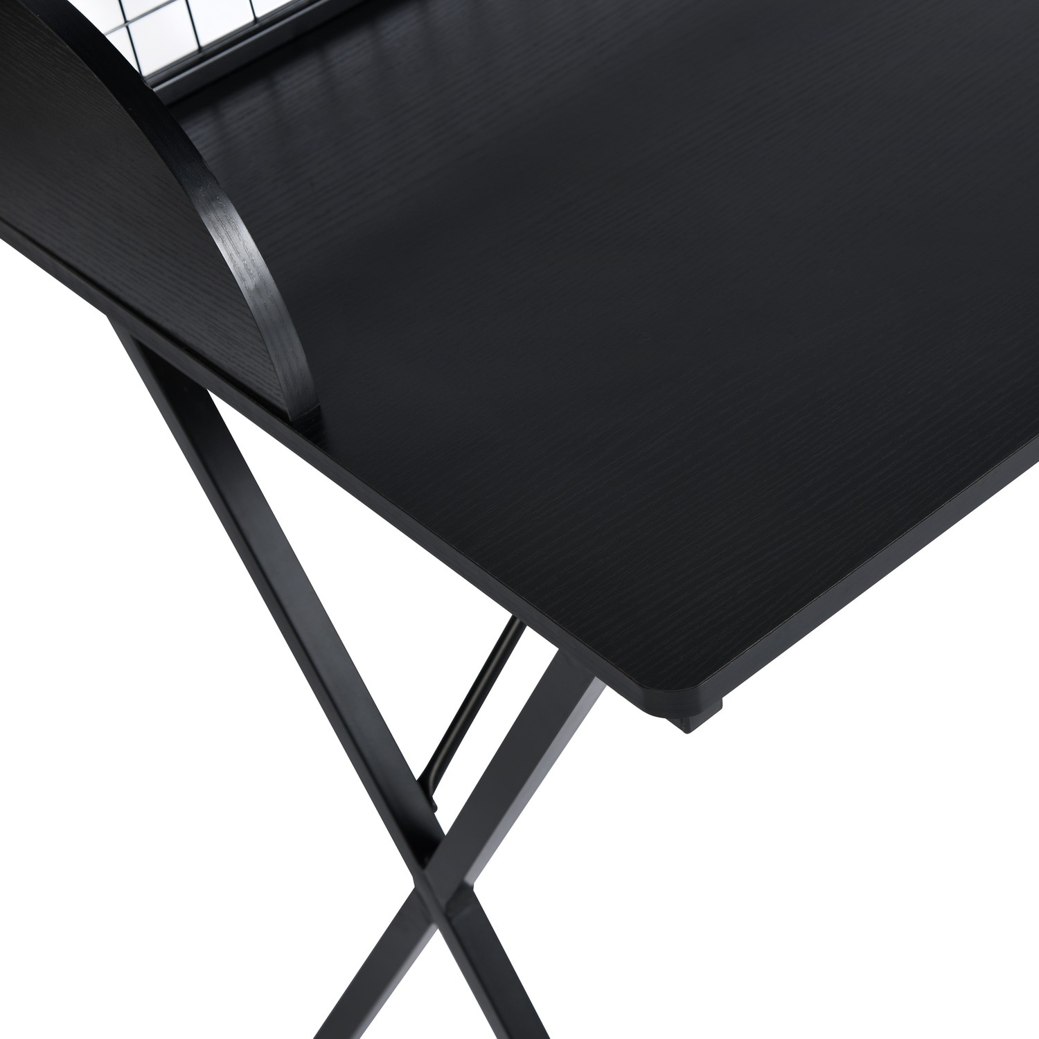 Rectangular Computer Desk And Writing Table With Metal X Shaped Table rectangular-computer-desk-and-writing-table-with-metal-x-shaped-table