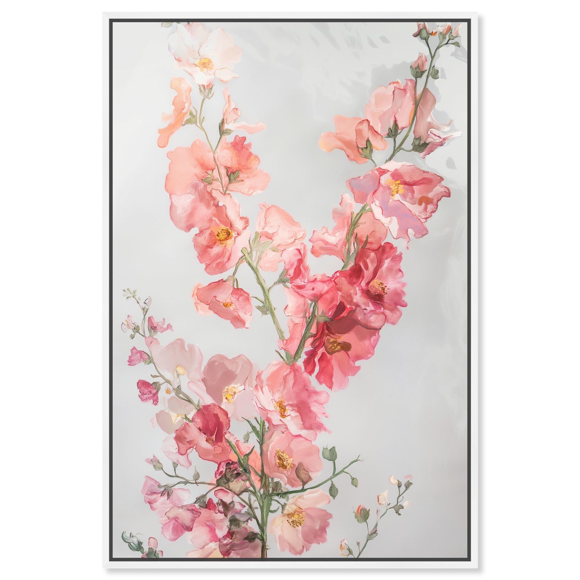 Bougainvillea II Canvas New Floral Wall Art by Art Remedy
