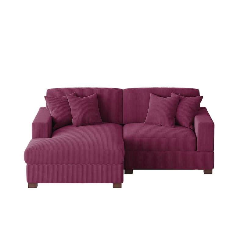 Oversized L-shaped Modular Sectional Sofa with Chaise Lounge