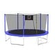 preview thumbnail 7 of 7, TN14FT Outdoor Trampoline with Safety Enclosure and Ladder - Blue