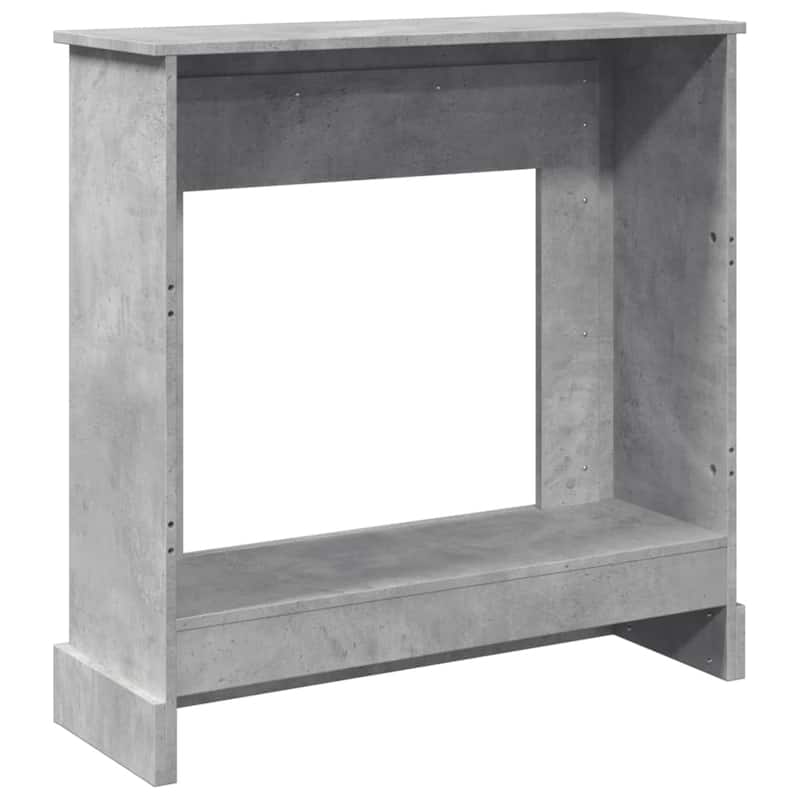 vidaXL Fireplace Surround 35.4x11.8x35.4" Engineered Wood