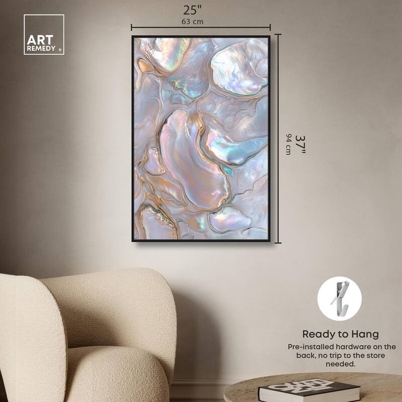 Fluid Preciousness III Canvas by Art Remedy