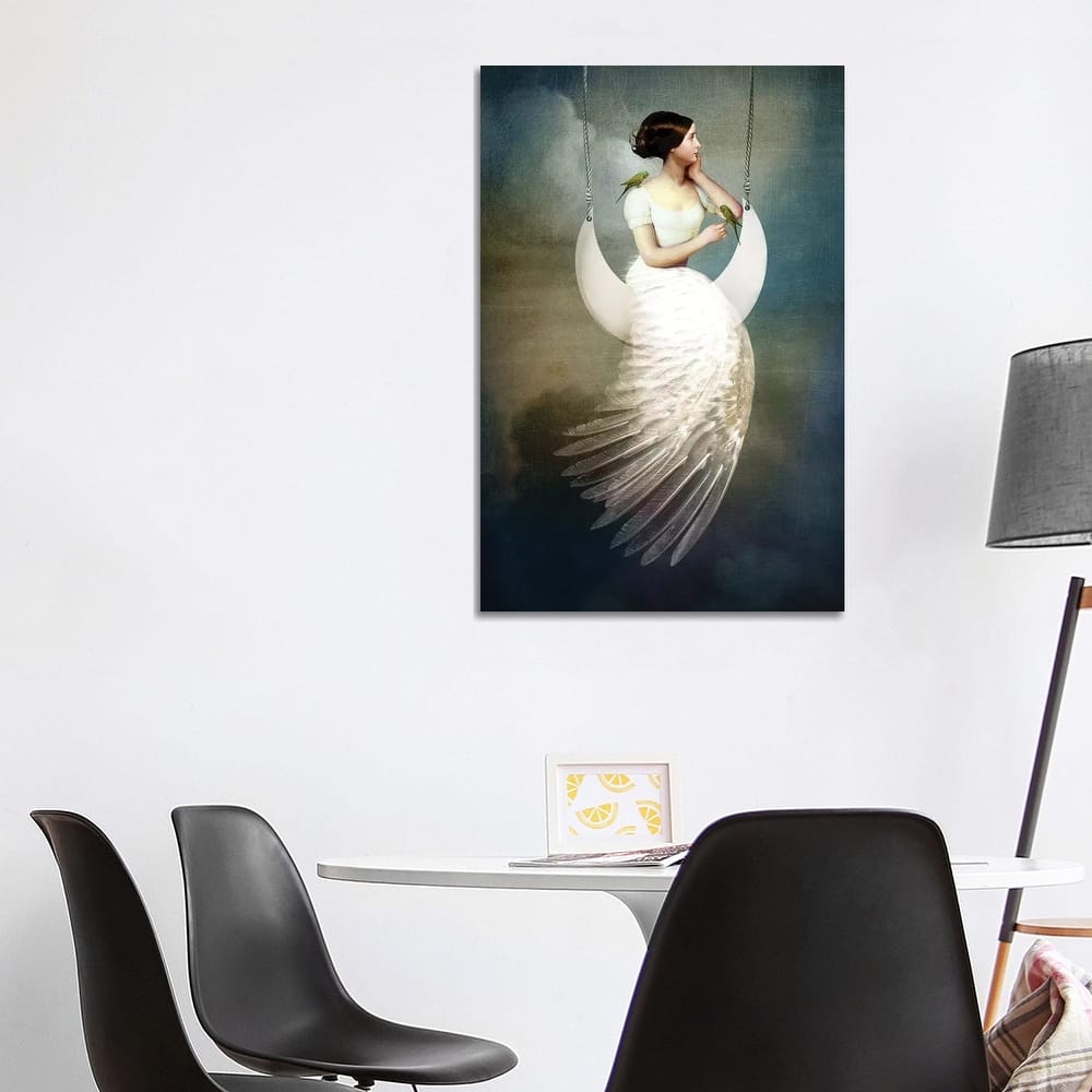 iCanvas "To The Moon And Back" by Catrin Welz-Stein Canvas Print